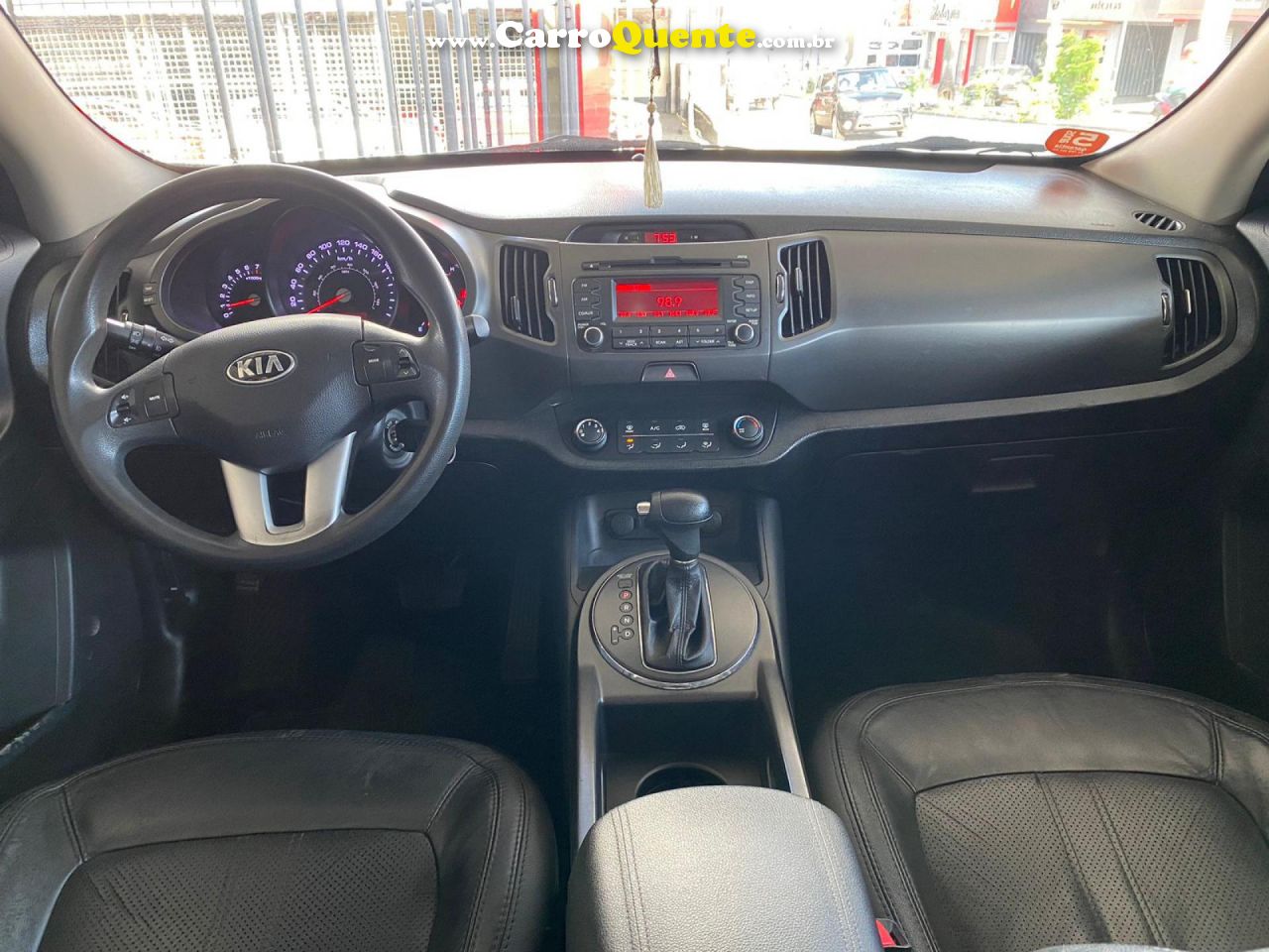 KIA   SPORTAGE LX 2.0 16V 2.0 16V FLEX  AUT.   PRETO 2013 2.0 FLEX - Loja