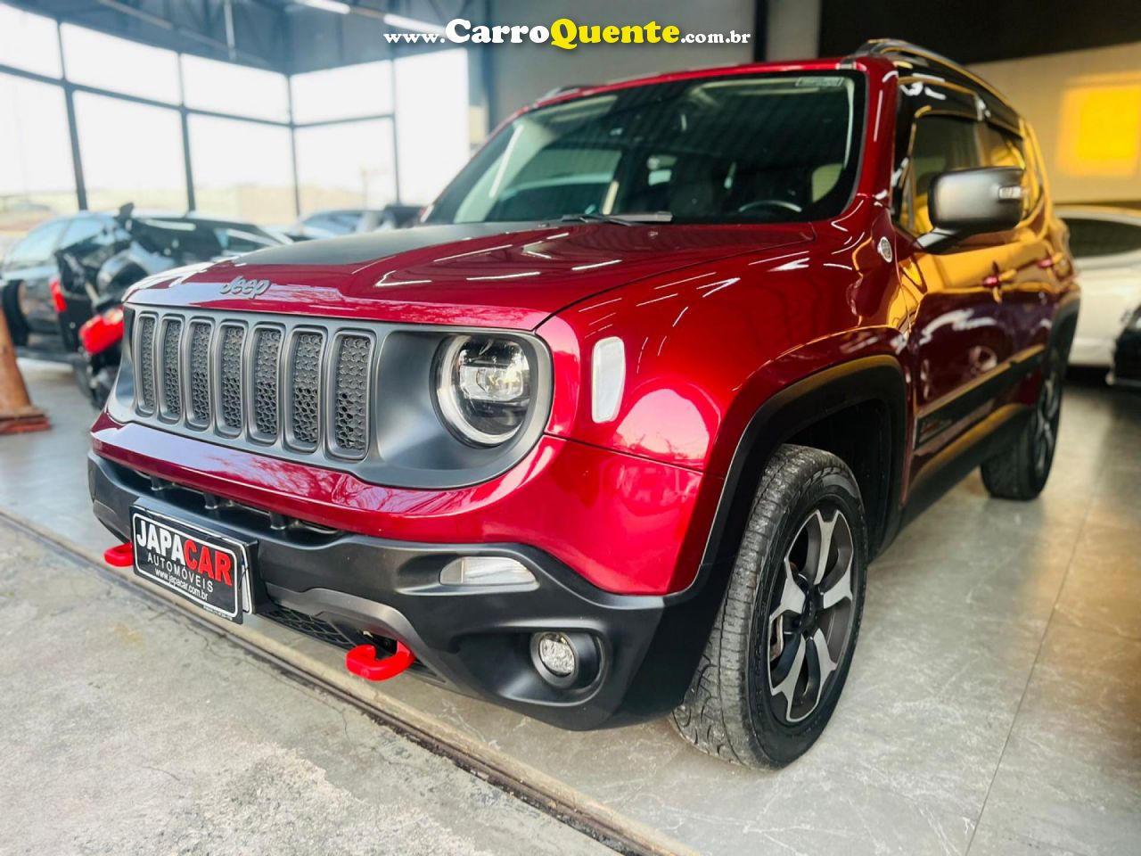 JEEP   RENEGADE TRAILHAWK 2.0 4X4 TB DIESEL AUT   VERMELHO 2021 2.0 DIESEL - Loja