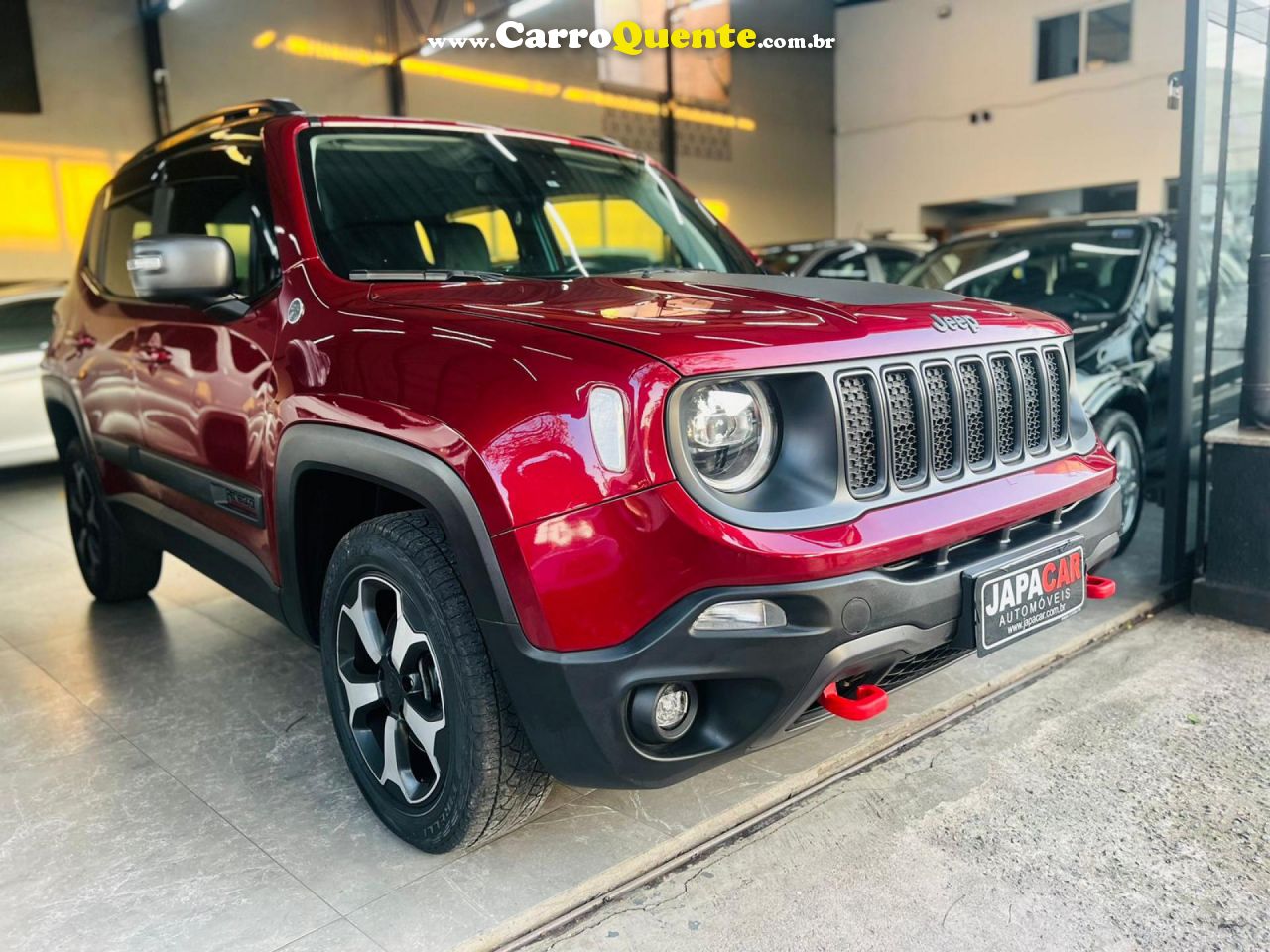 JEEP   RENEGADE TRAILHAWK 2.0 4X4 TB DIESEL AUT   VERMELHO 2021 2.0 DIESEL - Loja