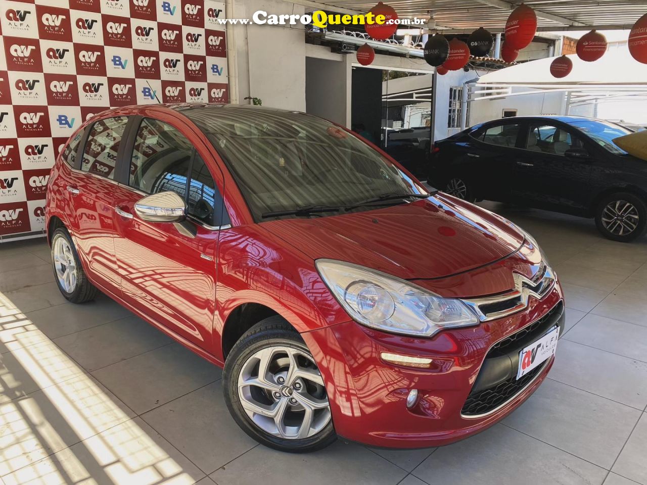 CITROËN   C3 TENDANCE 1.6 VTI FLEX START 16V AUT.   VERMELHO 2014 1.6 FLEX - Loja