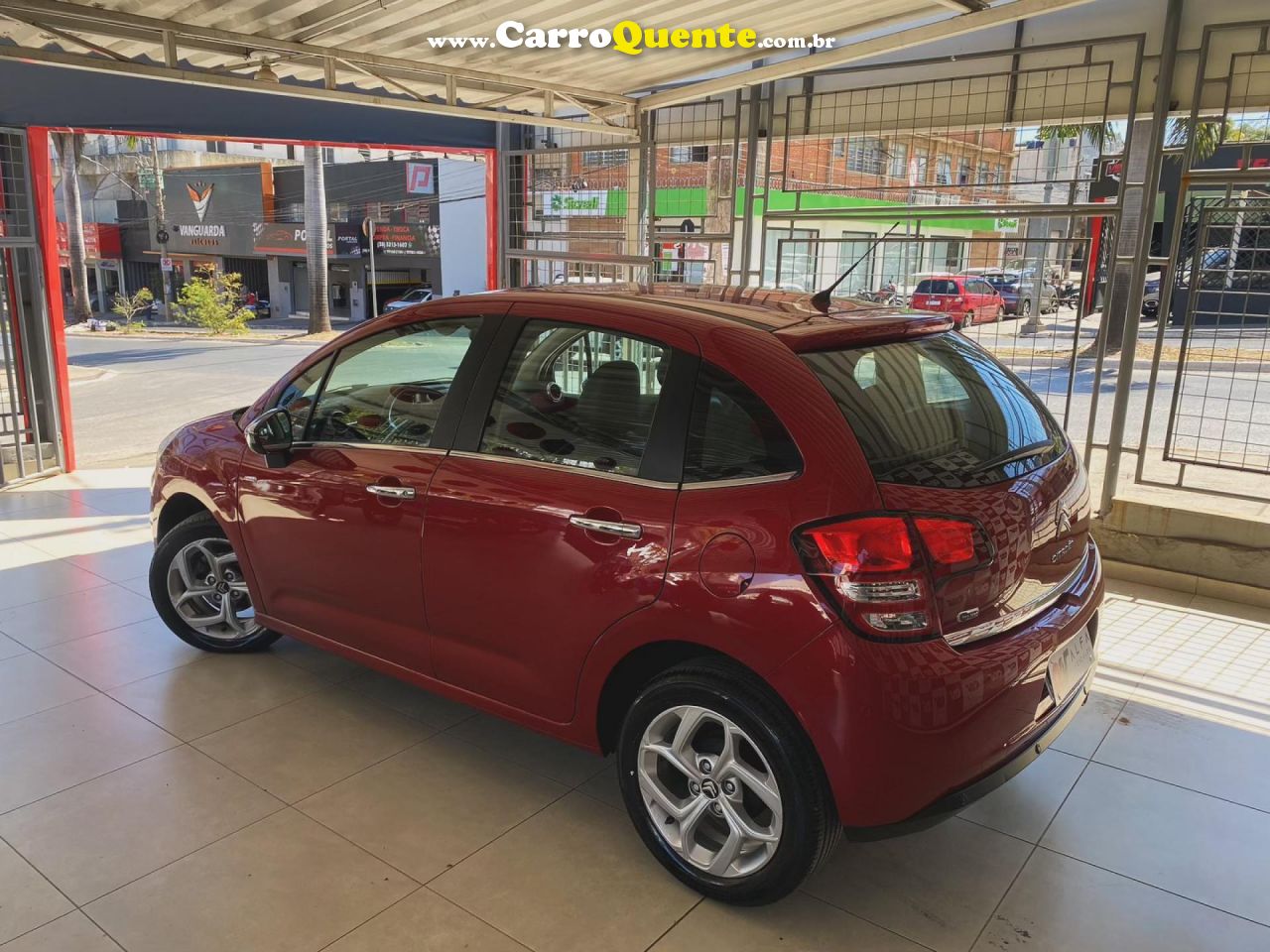 CITROËN   C3 TENDANCE 1.6 VTI FLEX START 16V AUT.   VERMELHO 2014 1.6 FLEX - Loja