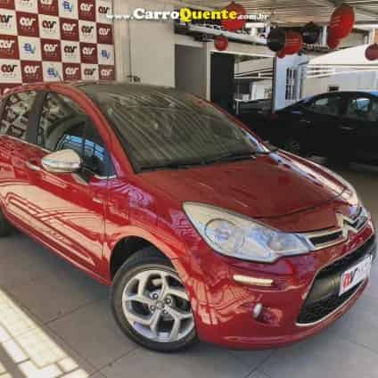 CITROËN   C3 TENDANCE 1.6 VTI FLEX START 16V AUT.   VERMELHO 2014 1.6 FLEX