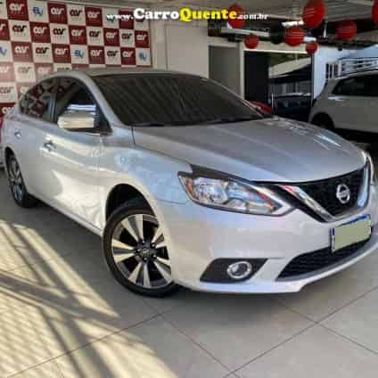 NISSAN   SENTRA SV 2.0 FLEXSTART 16V AUT.   PRATA 2017 2.0 GASOLINA