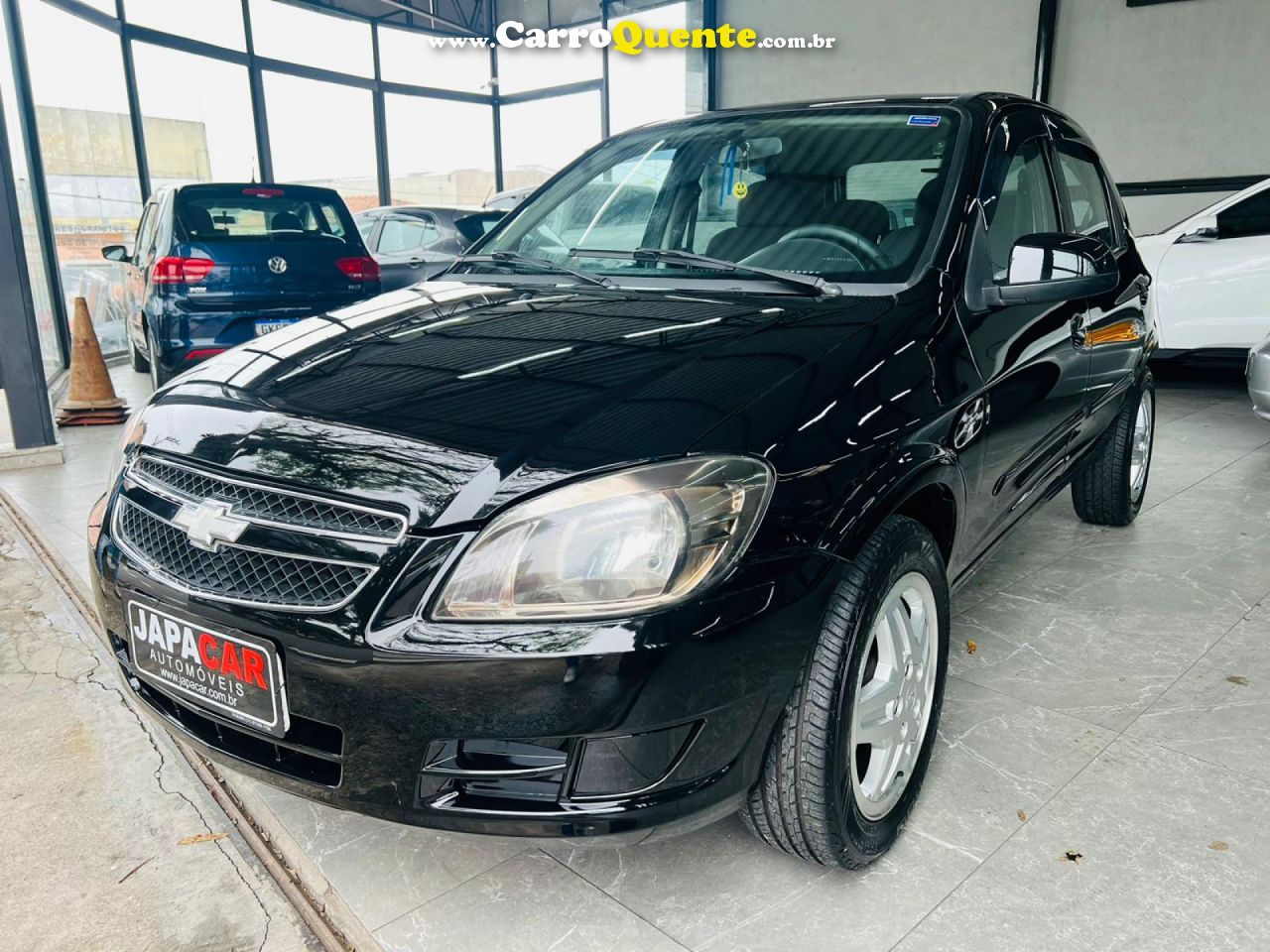 CHEVROLET   CELTA SPIRIT LT 1.0 MPFI 8V FLEXP. 5P   PRETO 2014 1.0 FLEX - Loja