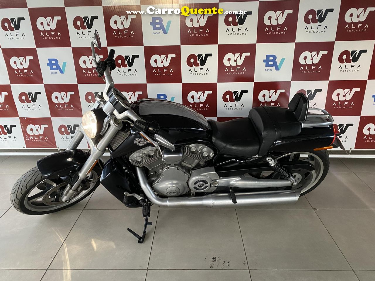 HARLEY-DAVIDSON   V-ROD 1250CC MUSCLE VRSCF   PRETO 2013 1250 GASOLINA - Loja