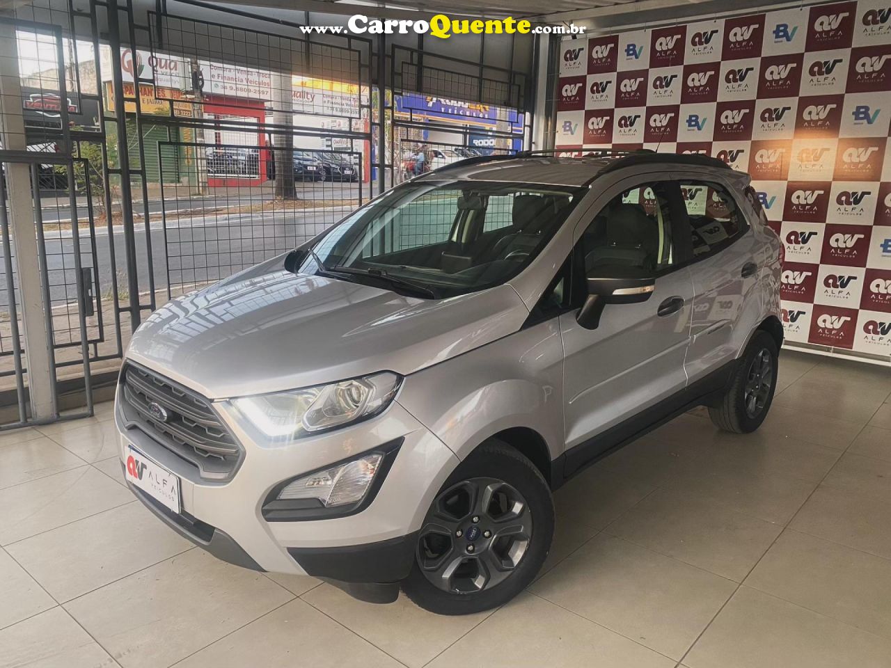 FORD   ECOSPORT FREESTYLE 1.5 12V FLEX 5P AUT.   PRATA 2019 1.5 FLEX - Loja