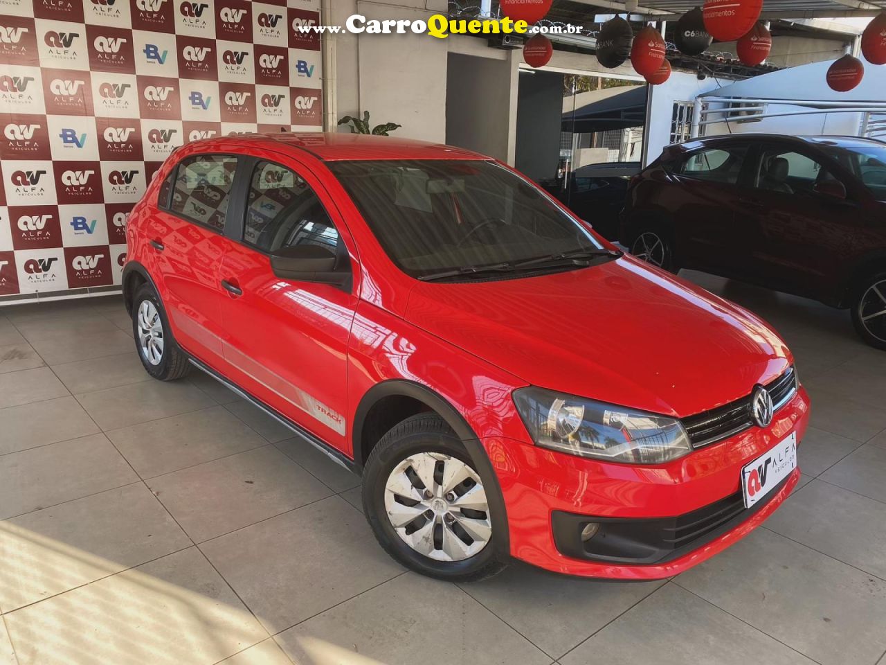 VOLKSWAGEN   GOL TRACK 1.0 MI TOTAL FLEX 8V 4P   VERMELHO 2014 1.0 FLEX - Loja