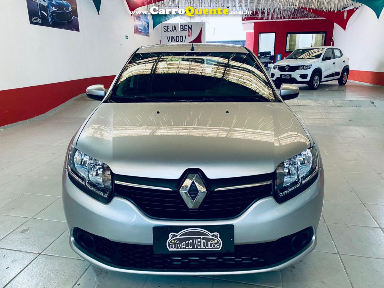 RENAULT   SANDERO EXPRESSION HI-POWER 1.0 16V 5P   PRATA 2017 1.0 FLEX - Loja