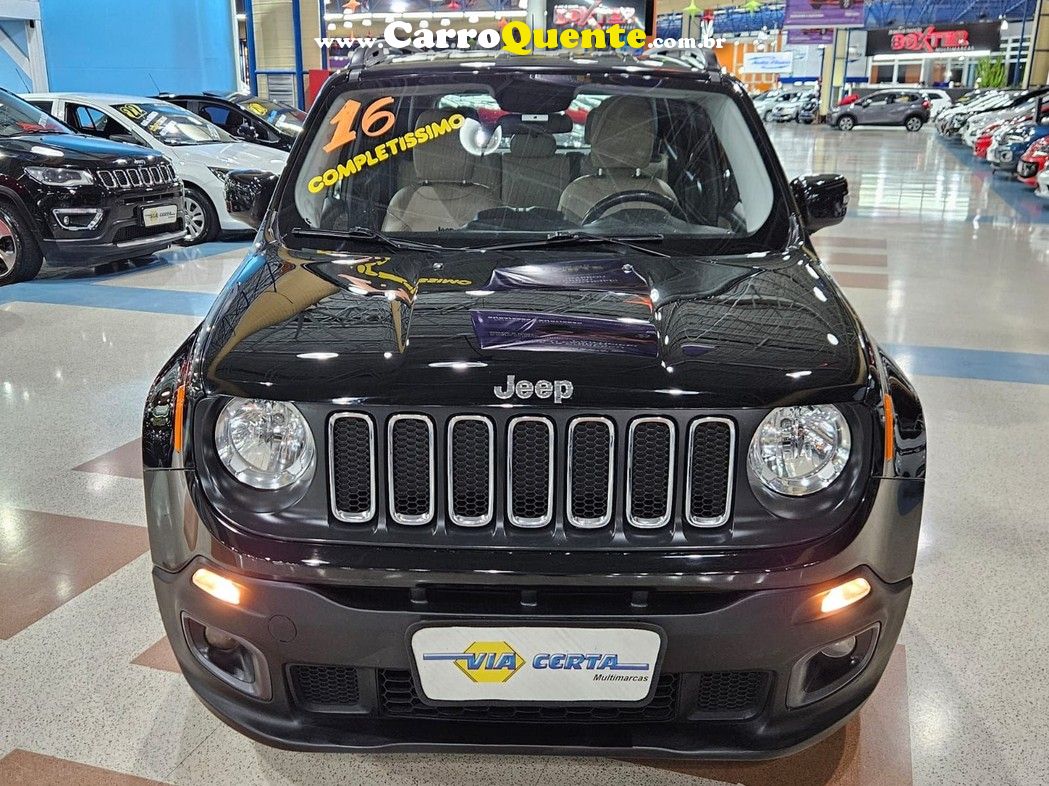 JEEP RENEGADE 1.8 LONGITUDE * C/ INTERIOR CARAMELO * - Loja