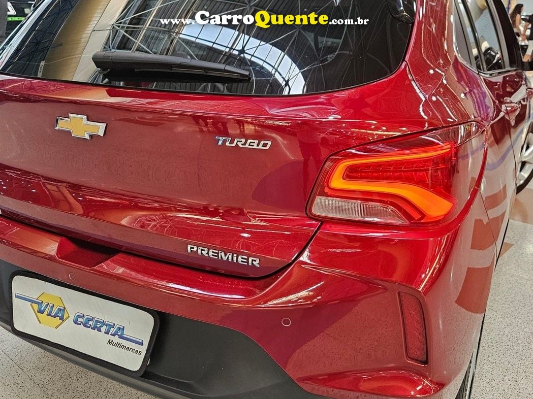 CHEVROLET ONIX 1.0 TURBO PREMIER * C/ IPVA TOTAL PAGO * - Loja