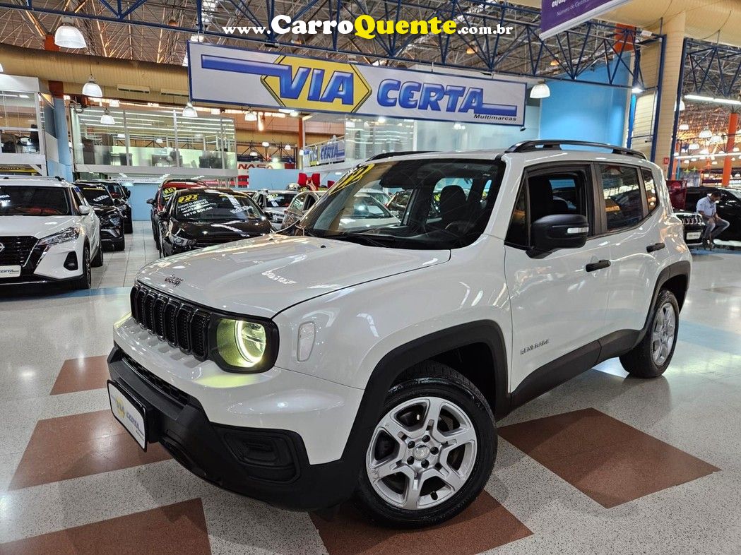 JEEP RENEGADE 1.3 TURBO FLEX SPORT * C/ 25.400 Km Apenas * - Loja