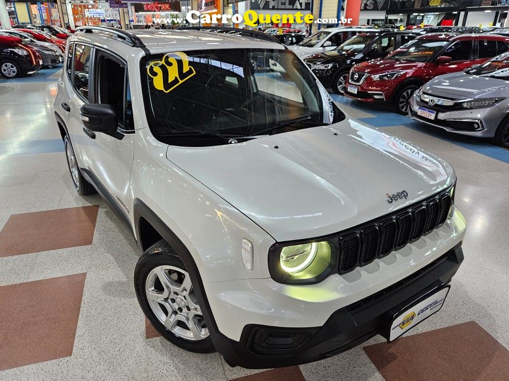 JEEP RENEGADE 1.3 TURBO FLEX SPORT * C/ 25.400 Km Apenas * - Loja