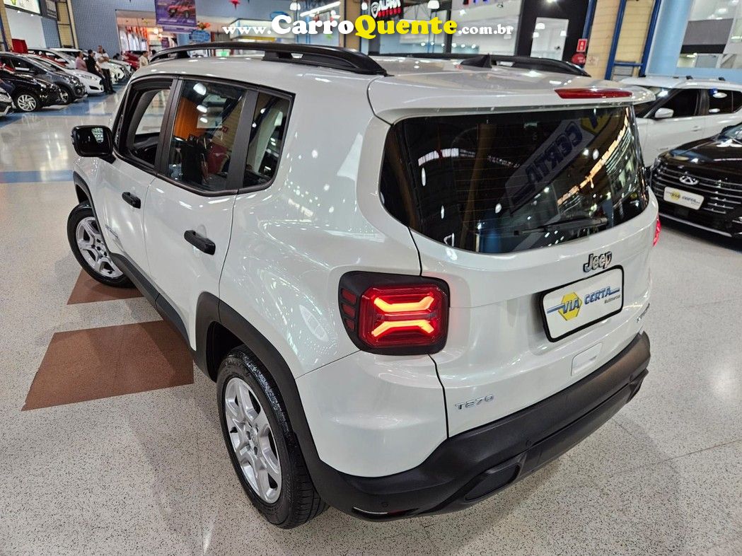 JEEP RENEGADE 1.3 TURBO FLEX SPORT * C/ 25.400 Km Apenas * - Loja