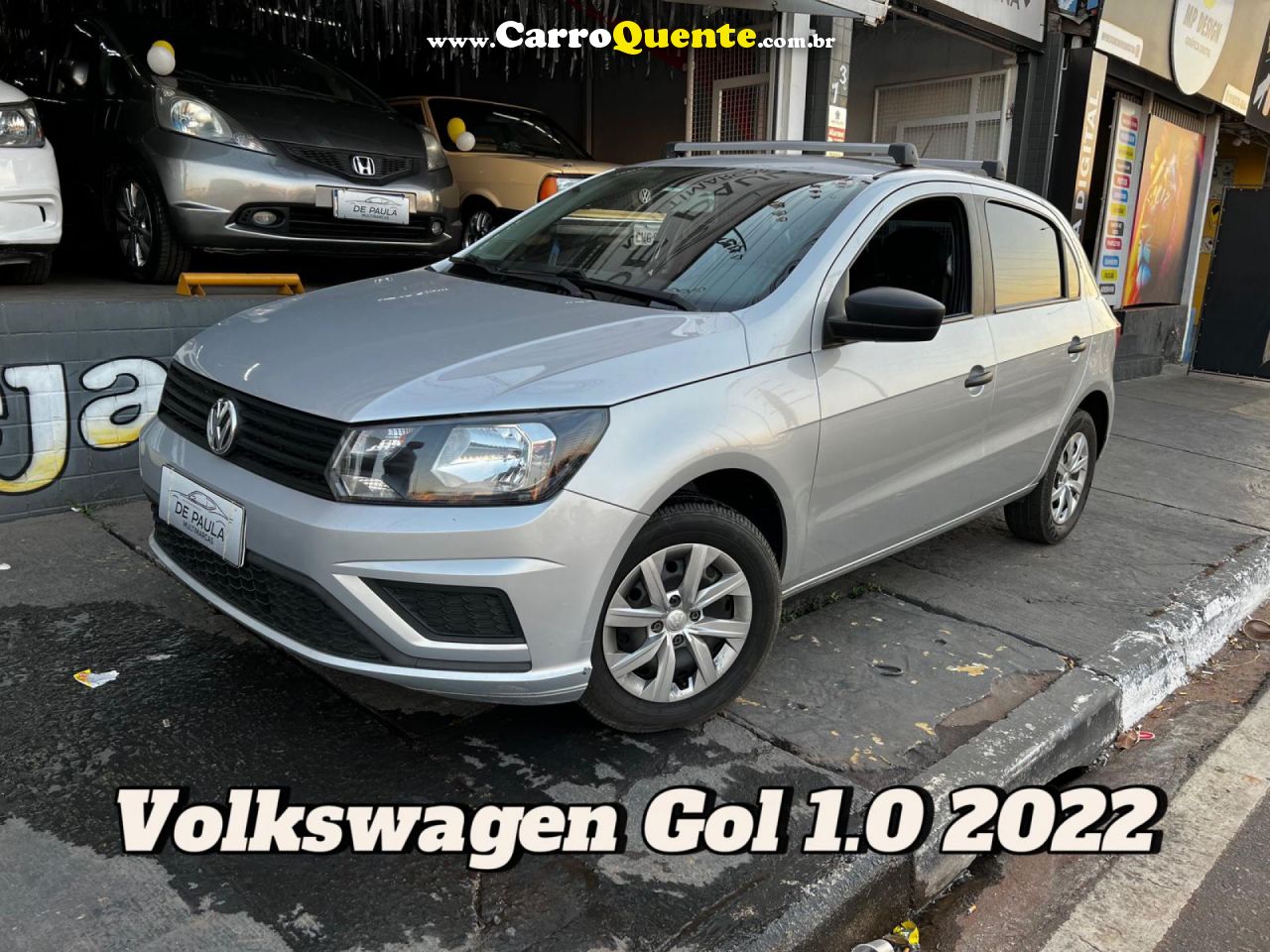 VOLKSWAGEN   GOL 1.0 FLEX 12V 5P   PRATA 2022 1.0 FLEX - Loja