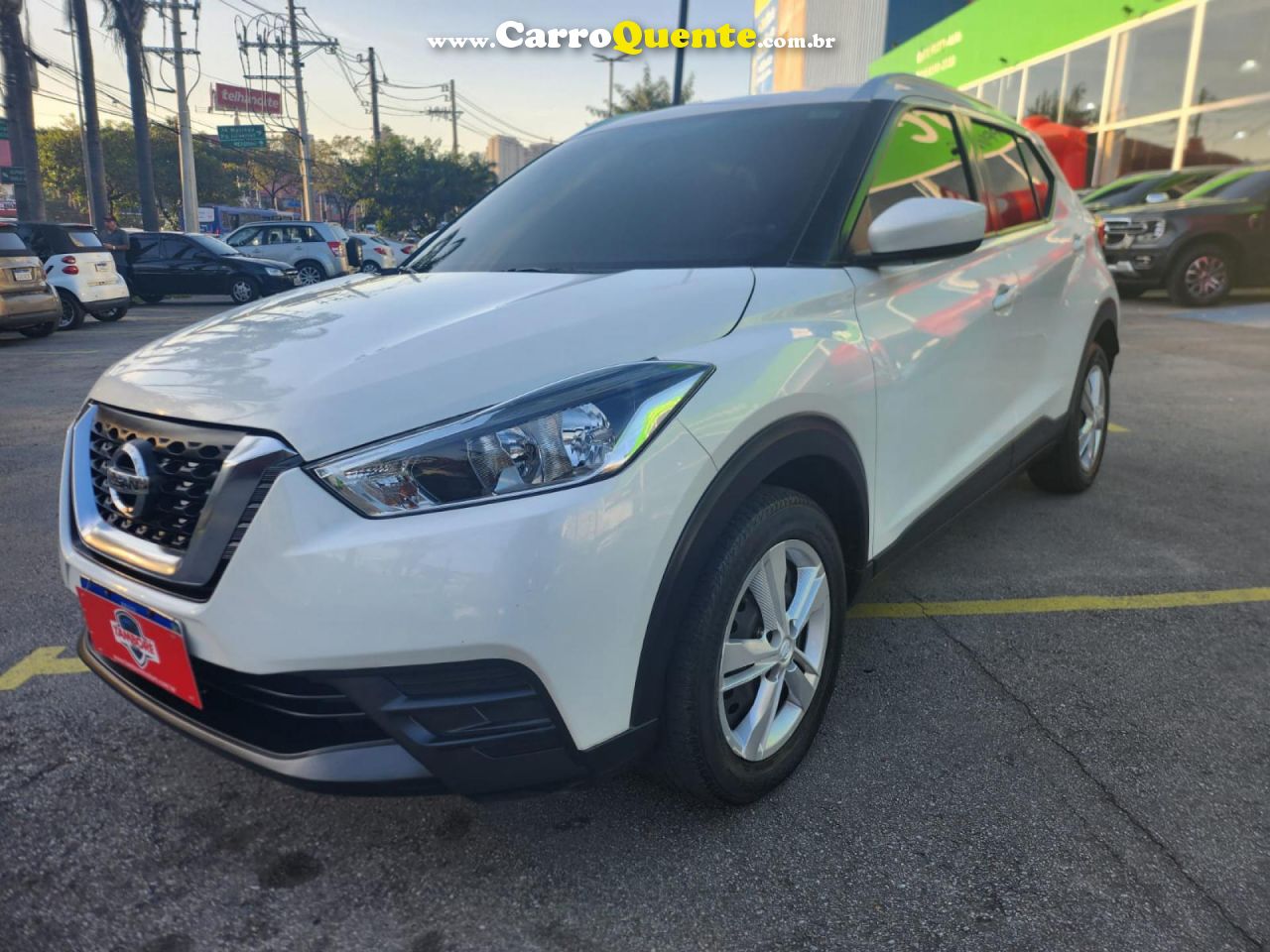 NISSAN   KICKS S 1.6 16V FLEXSTAR 5P MEC.   BRANCO 2019 1.6 GASOLINA - Loja