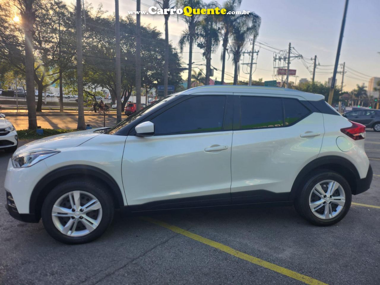 NISSAN   KICKS S 1.6 16V FLEXSTAR 5P MEC.   BRANCO 2019 1.6 GASOLINA - Loja