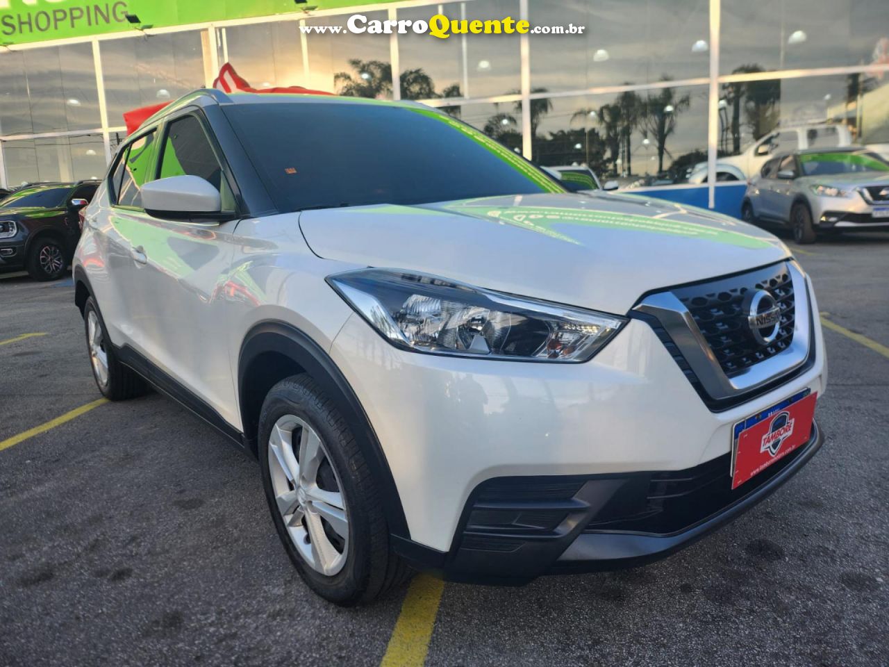 NISSAN   KICKS S 1.6 16V FLEXSTAR 5P MEC.   BRANCO 2019 1.6 GASOLINA - Loja