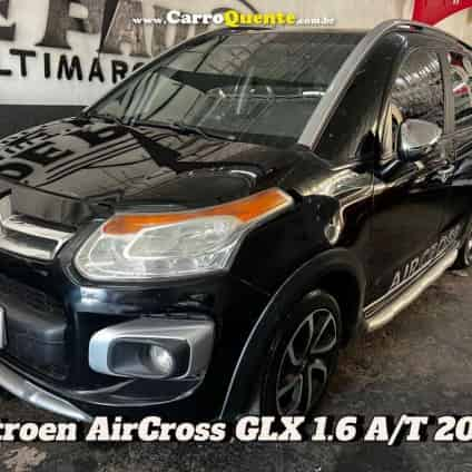 CITROËN   AIRCROSS GLX 1.6 FLEX 16V 5P AUT.   PRETO 2012 1.6 FLEX