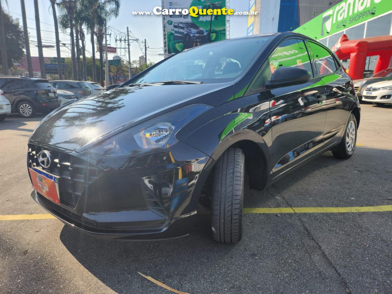 HYUNDAI   HB20 SENSE 1.0 FLEX 12V MEC.   PRETO 2021 1.0 FLEX - Loja