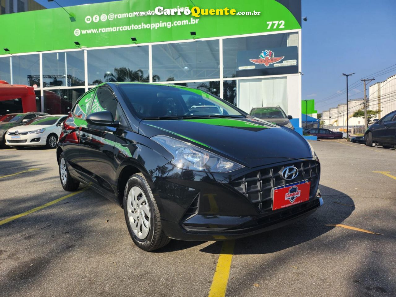 HYUNDAI   HB20 SENSE 1.0 FLEX 12V MEC.   PRETO 2021 1.0 FLEX - Loja