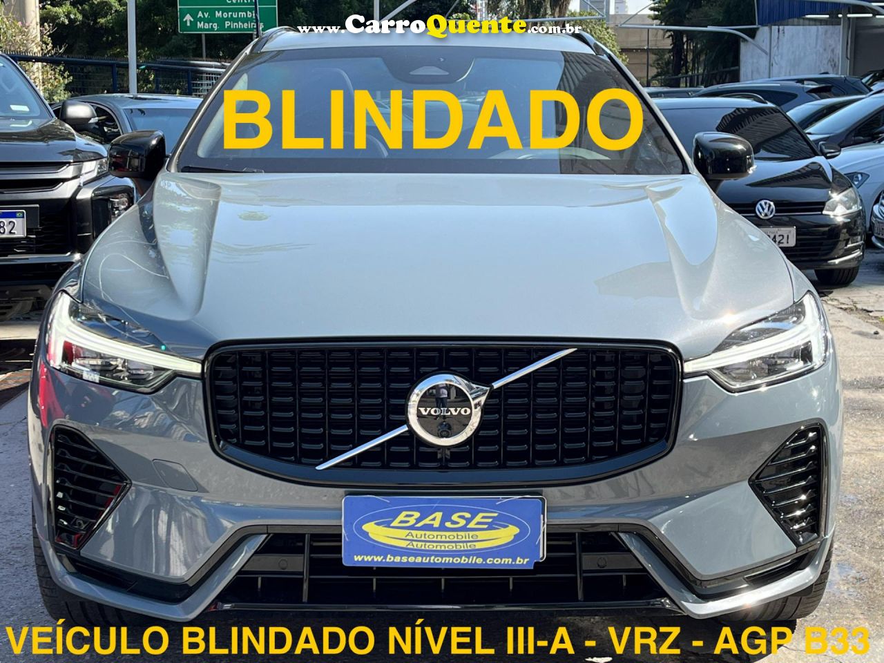 VOLVO   VOLVO XC60 2.0 T8 RECHARGE R-DESIGN AWD GEARTRONIC   CINZA 2022 2.0 T8 GASOLINA E ELÉTRICO - Loja