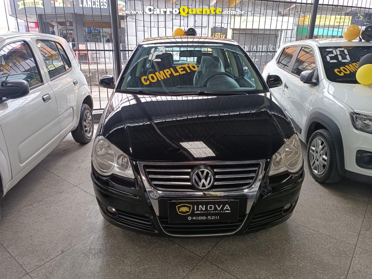 VOLKSWAGEN   POLO 1.6 E-FLEX 8V 5P   PRETO 2012 1.6 FLEX - Loja