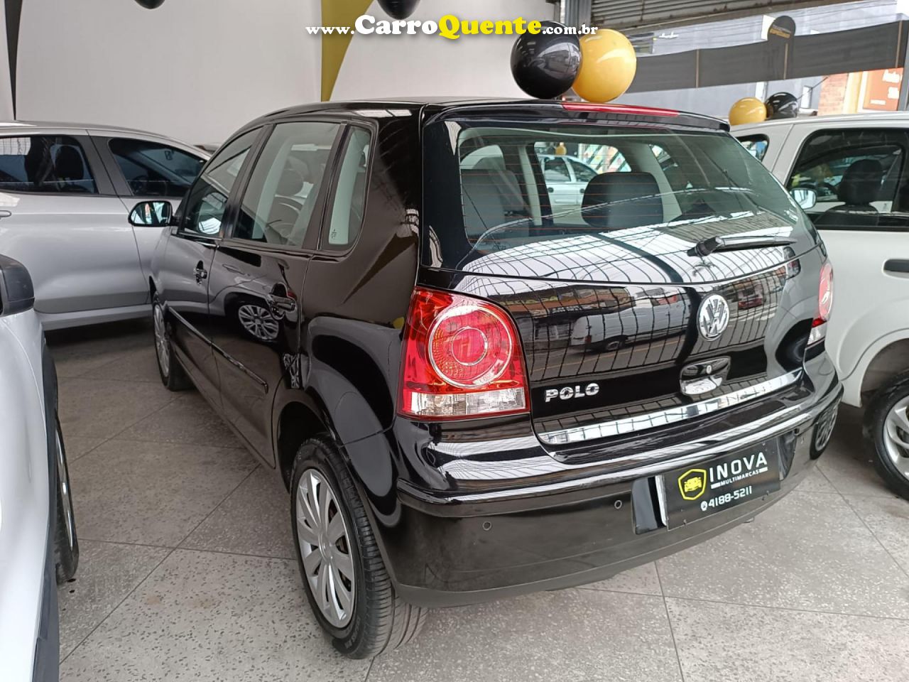 VOLKSWAGEN   POLO 1.6 E-FLEX 8V 5P   PRETO 2012 1.6 FLEX - Loja