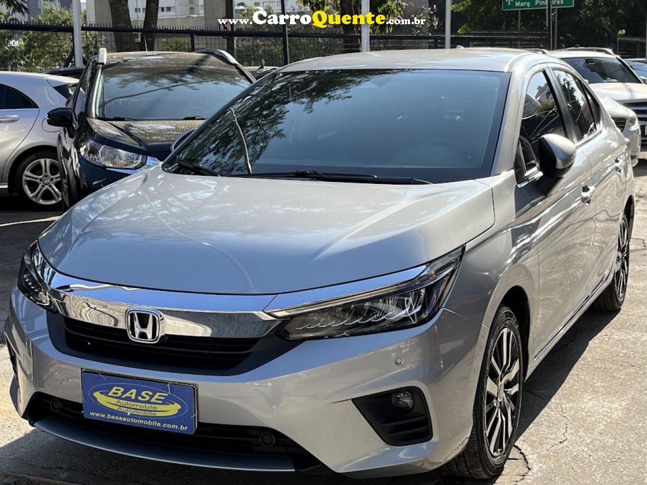 HONDA   CITY SEDAN TOURING 1.5 FLEX 16V 4P AUT.   PRATA 2022 1.5 FLEX - Loja