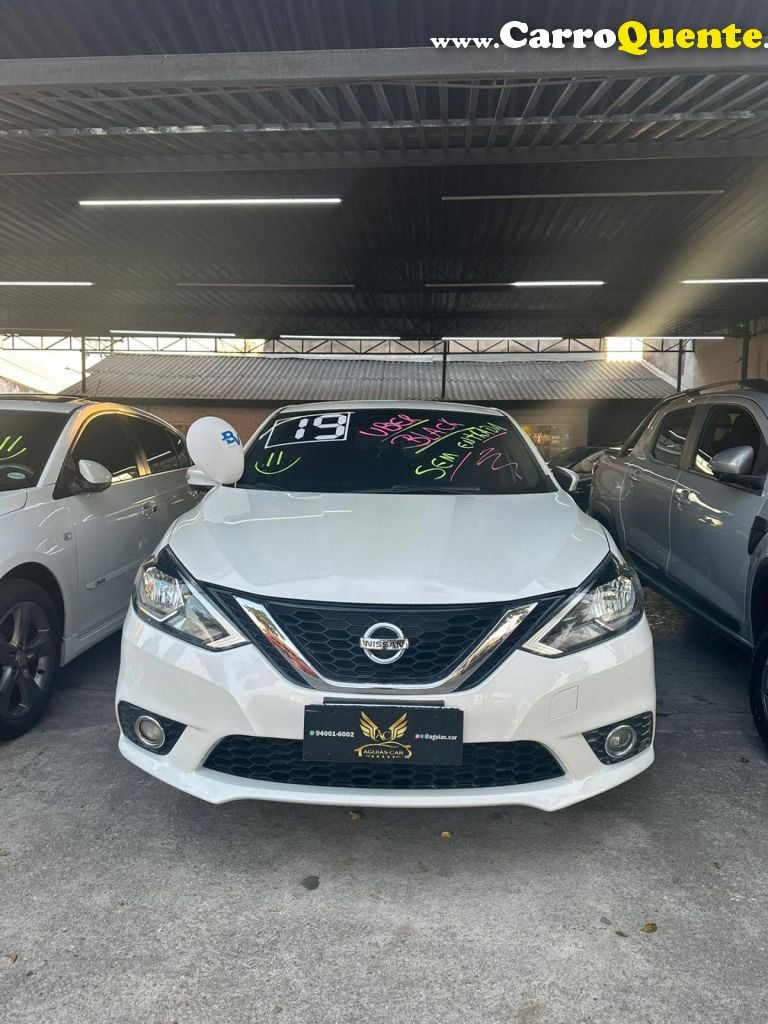 NISSAN   SENTRA S 2.0 FLEXSTART 16V AUT.   BRANCO 2019 2.0 GASOLINA - Loja