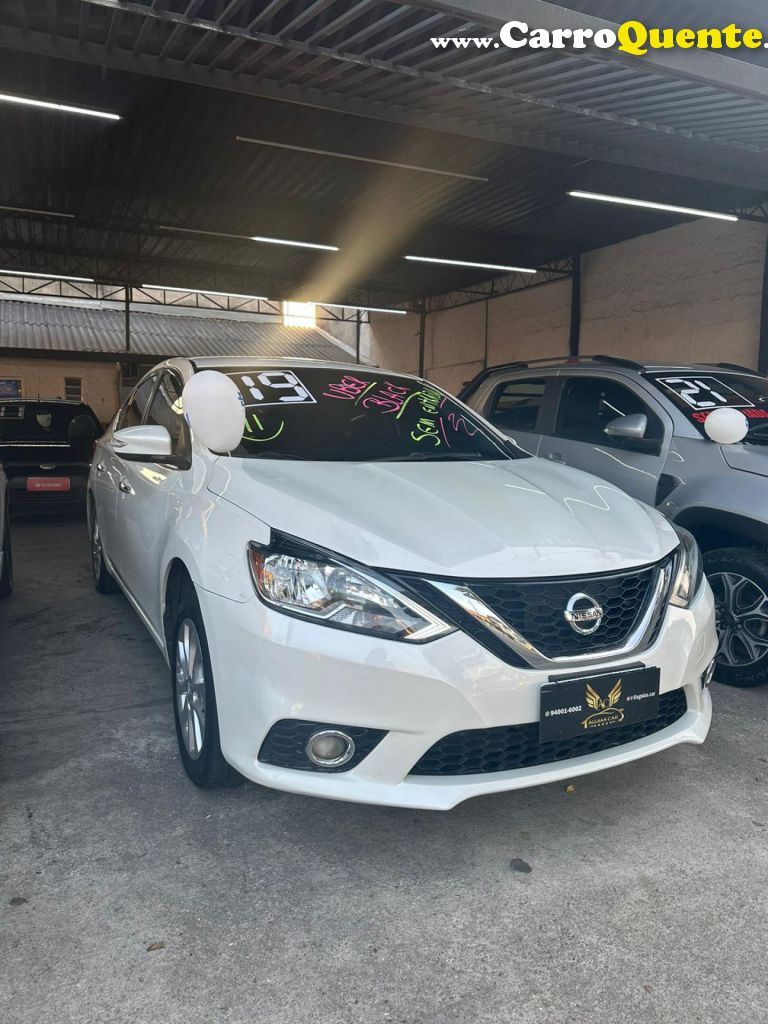 NISSAN   SENTRA S 2.0 FLEXSTART 16V AUT.   BRANCO 2019 2.0 GASOLINA - Loja