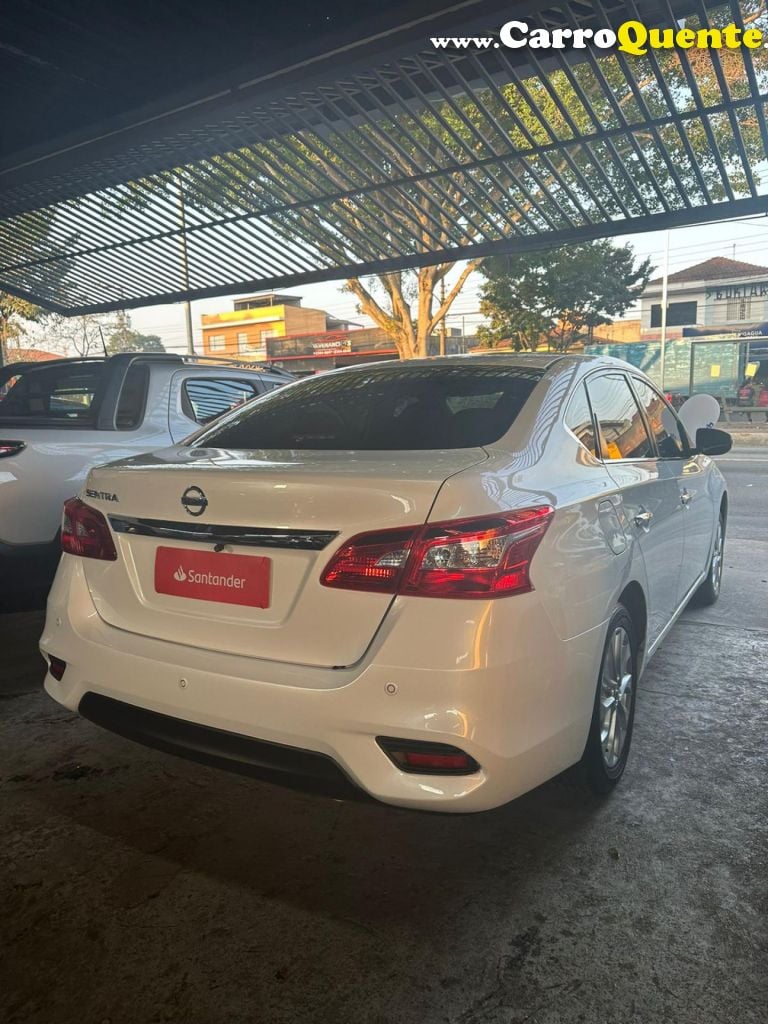 NISSAN   SENTRA S 2.0 FLEXSTART 16V AUT.   BRANCO 2019 2.0 GASOLINA - Loja