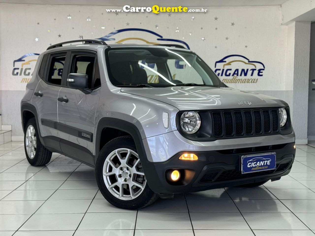 JEEP   RENEGADE SPORT 1.8 4X2 FLEX 16V AUT.   PRATA 2020 1.8 FLEX - Loja