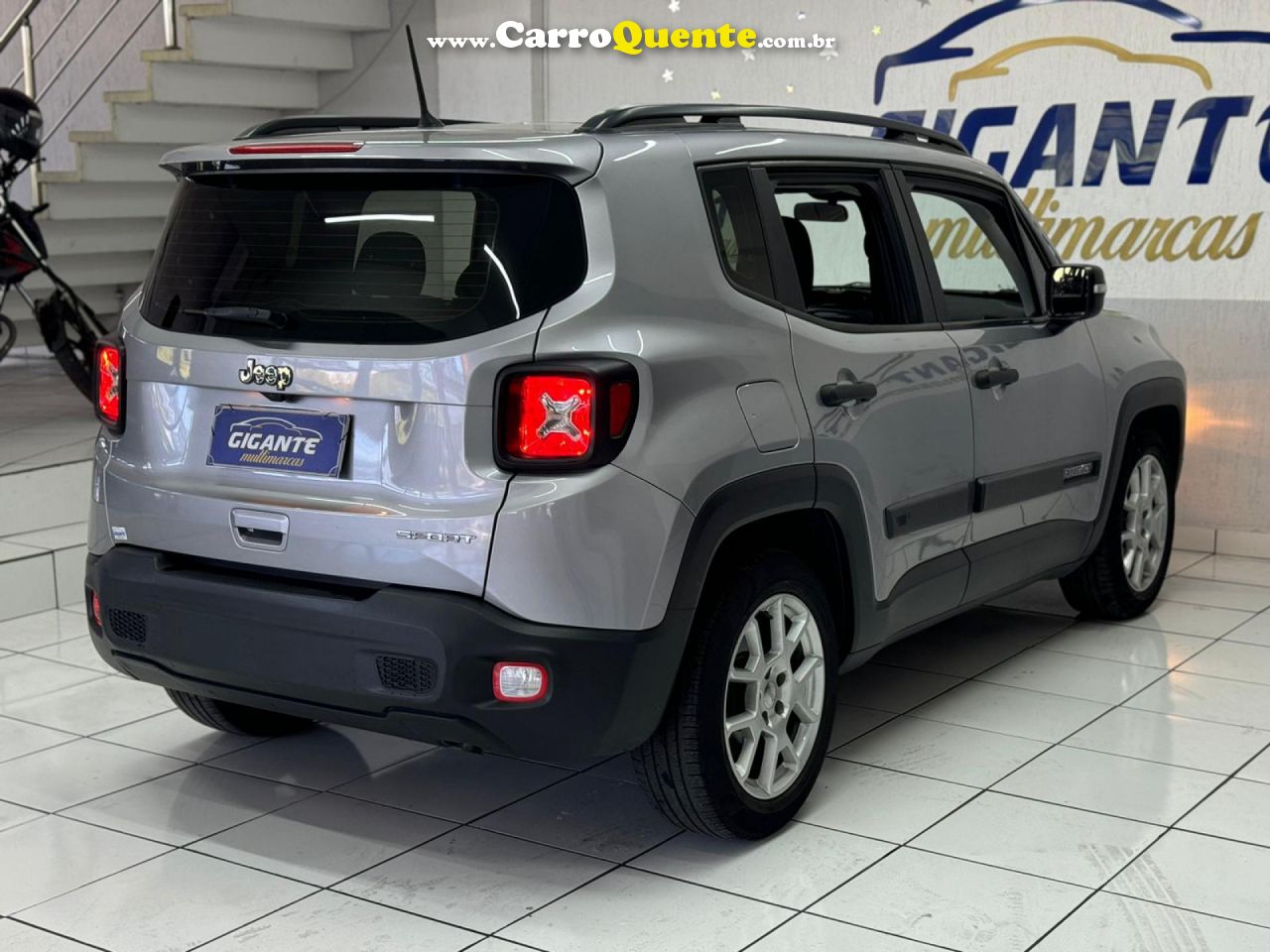 JEEP   RENEGADE SPORT 1.8 4X2 FLEX 16V AUT.   PRATA 2020 1.8 FLEX - Loja