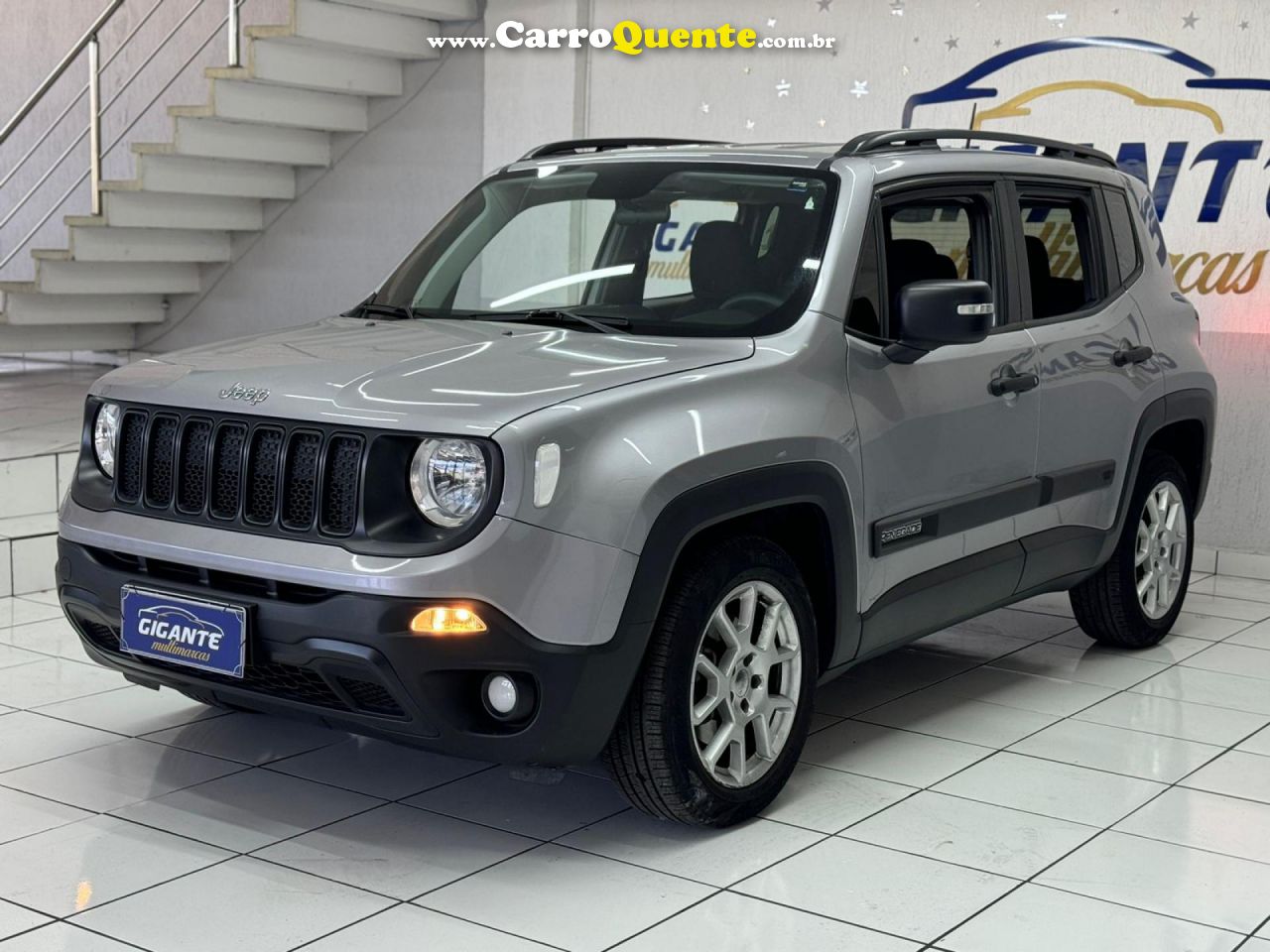 JEEP   RENEGADE SPORT 1.8 4X2 FLEX 16V AUT.   PRATA 2020 1.8 FLEX - Loja