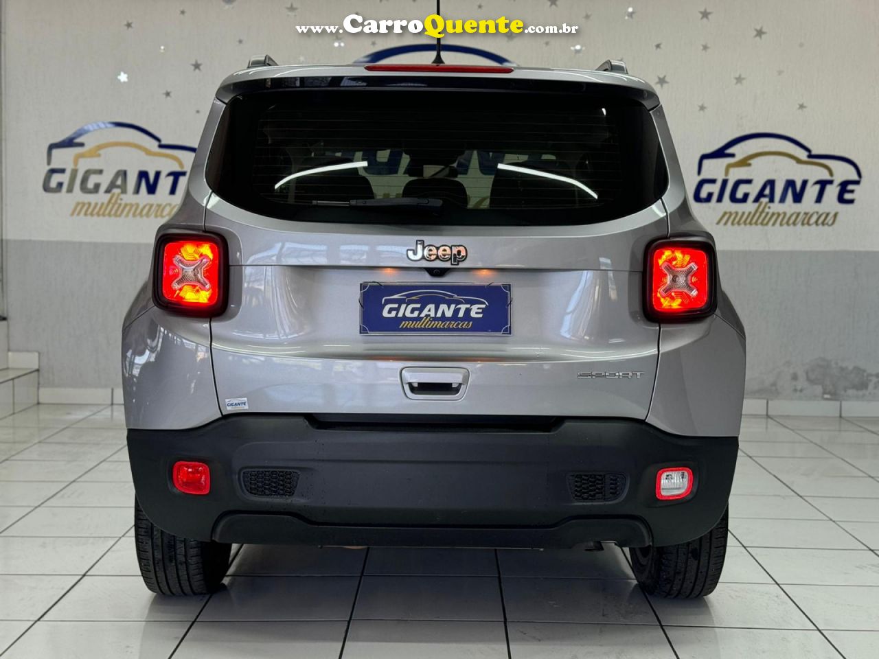 JEEP   RENEGADE SPORT 1.8 4X2 FLEX 16V AUT.   PRATA 2020 1.8 FLEX - Loja