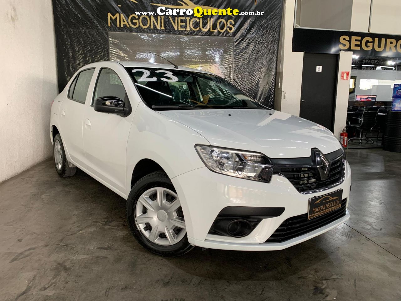 RENAULT   RENAULTLOGAN ZEN1 OMT   BRANCO 2023 1.0 FLEX - Loja