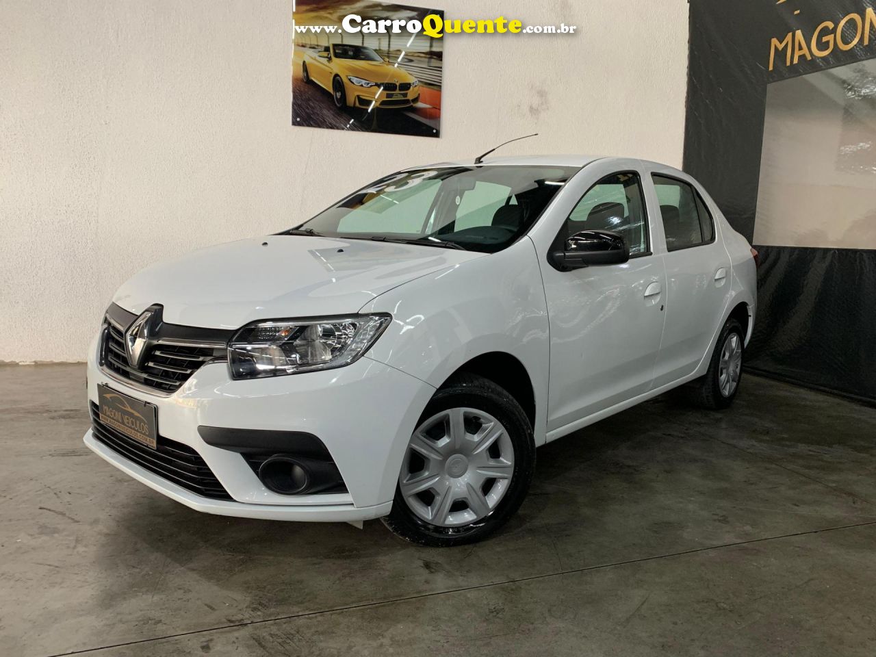 RENAULT   RENAULTLOGAN ZEN1 OMT   BRANCO 2023 1.0 FLEX - Loja