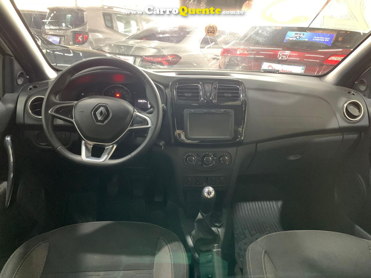 RENAULT   RENAULTLOGAN ZEN1 OMT   BRANCO 2023 1.0 FLEX - Loja