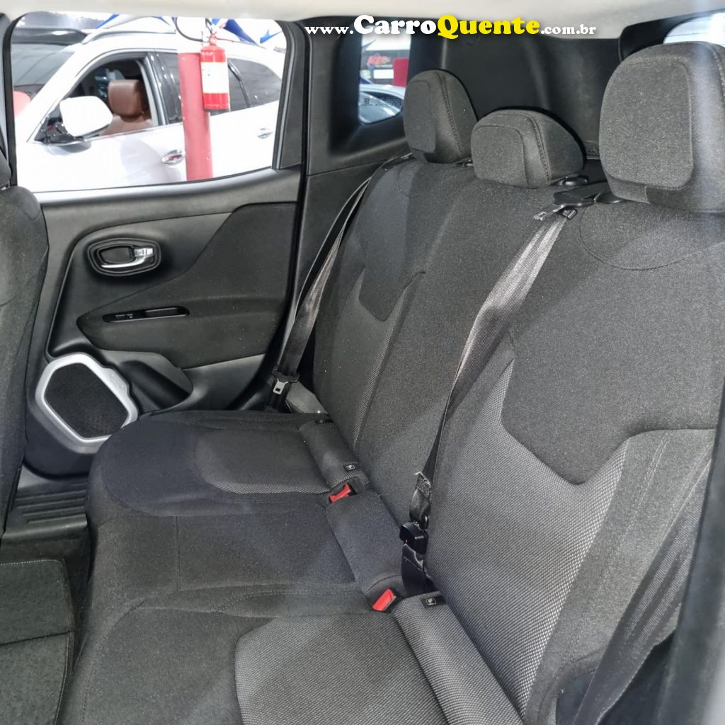 JEEP   RENEGADE1.8 4X2 FLEX 16V AUT.   PRETO 2019 1.8 FLEX - Loja