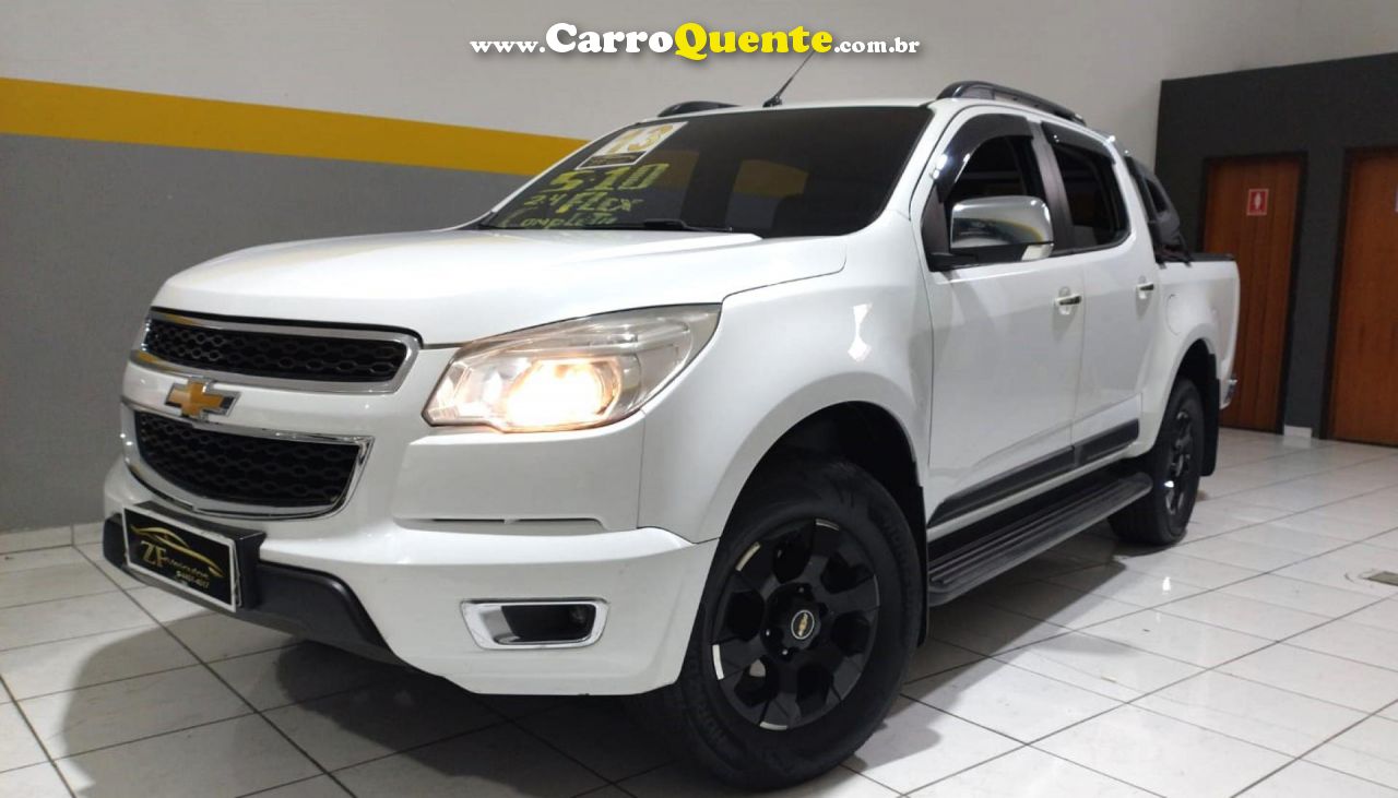 CHEVROLET   S10 PICK-UP LTZ 2.4 F.POWER 4X2 CD   BRANCO 2013 2.4 FLEX - Loja