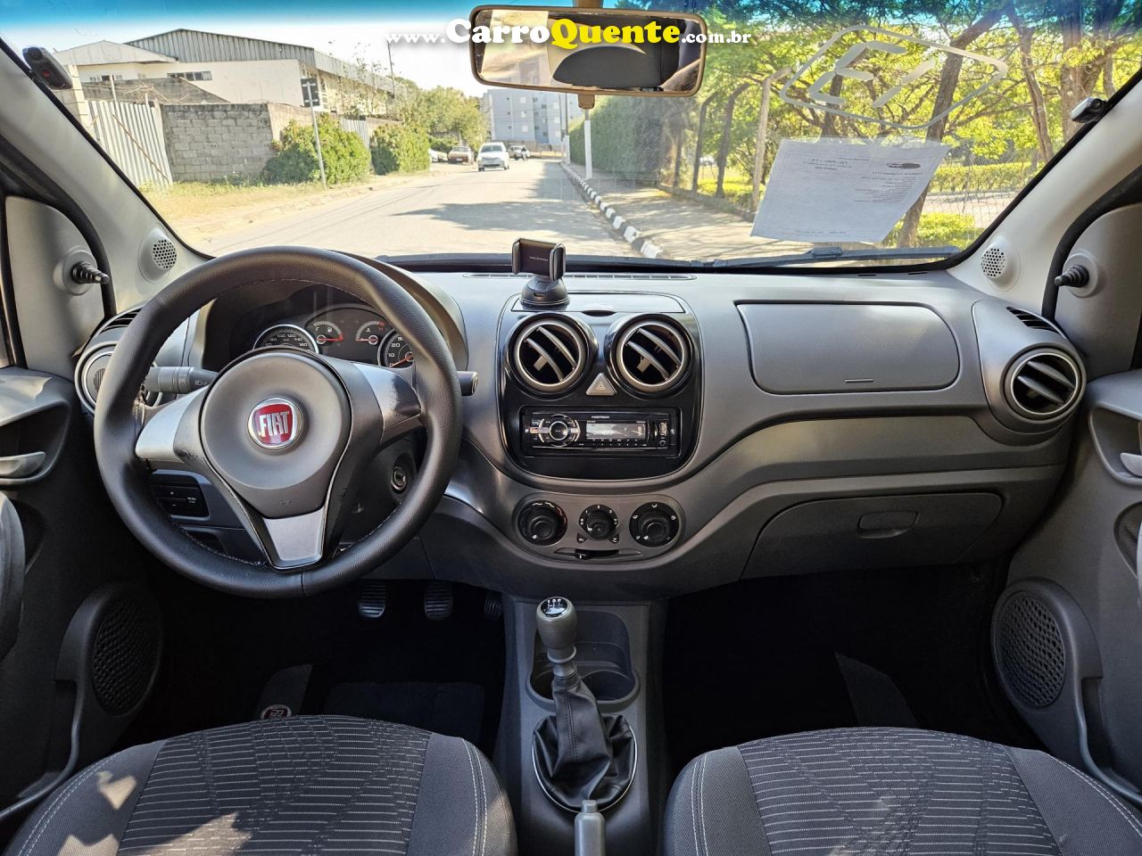 FIAT   PALIO ATTRACTIVE 1.0 EVO FIRE FLEX 8V 5P   CINZA 2013 1.0 FLEX - Loja