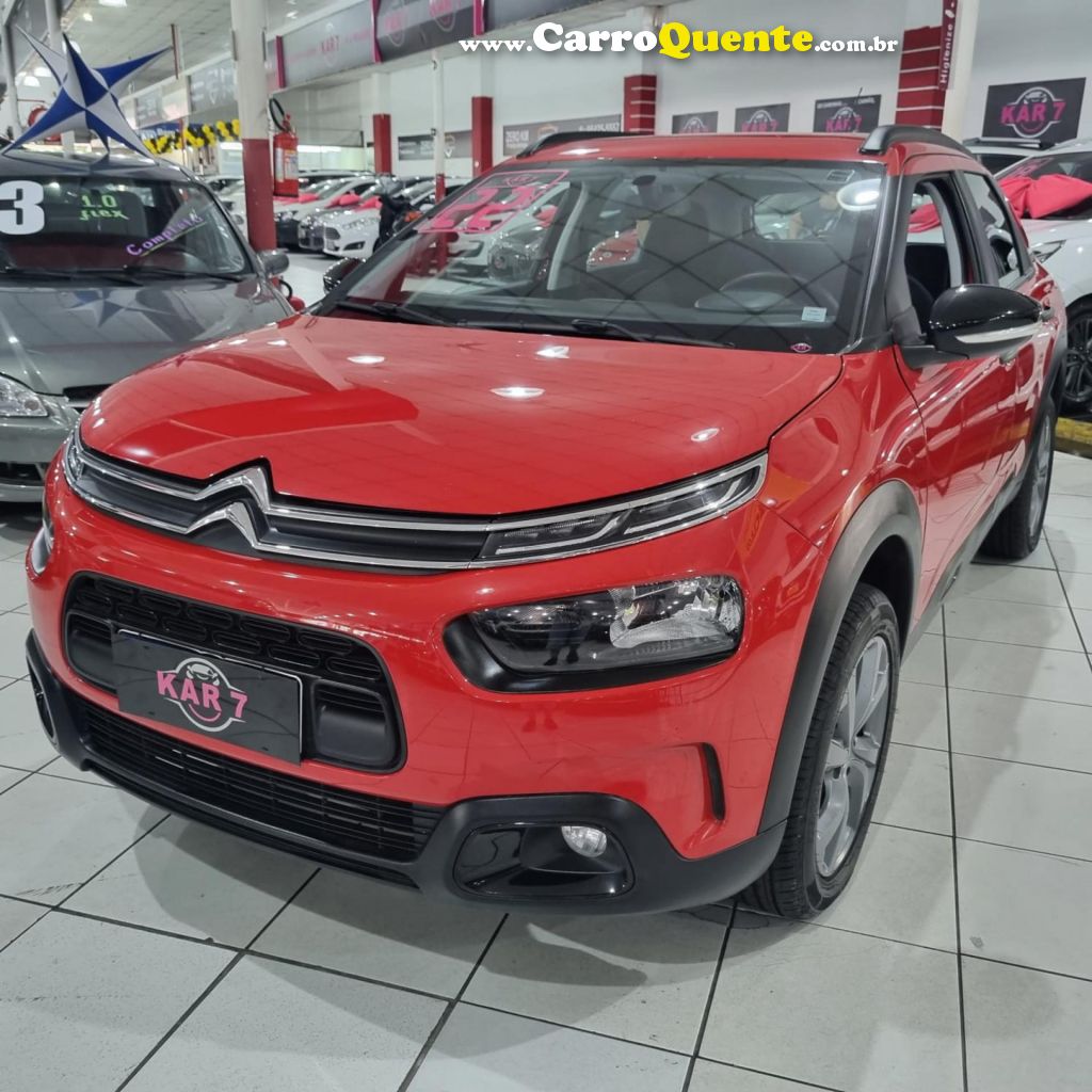 CITROËN   C4 CACTUS FEEL 1.6 16V FLEX AUT.   VERMELHO 2022 1.6 FLEX - Loja