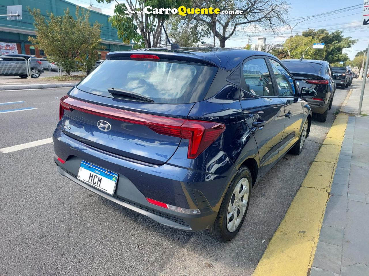 HYUNDAI   HB20 COMFORT 1.0 FLEX 12V MEC.   AZUL 2023 1.0 FLEX - Loja