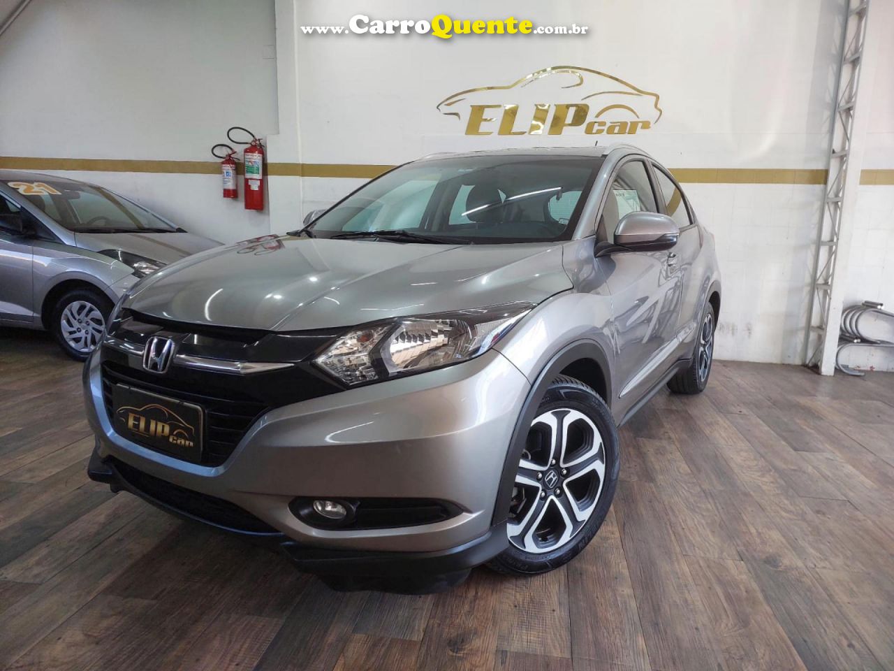 HONDA   HR-V EX 1.8 FLEXONE 16V 5P AUT.   CINZA 2016 1.8 FLEX - Loja