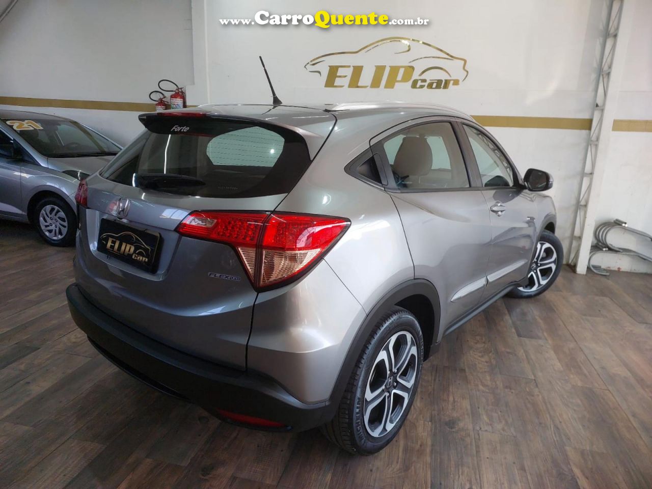 HONDA   HR-V EX 1.8 FLEXONE 16V 5P AUT.   CINZA 2016 1.8 FLEX - Loja