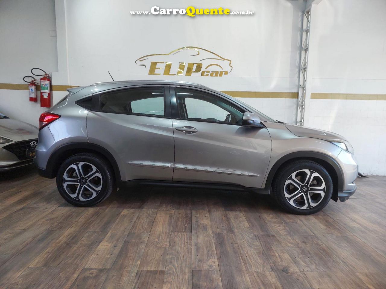 HONDA   HR-V EX 1.8 FLEXONE 16V 5P AUT.   CINZA 2016 1.8 FLEX - Loja