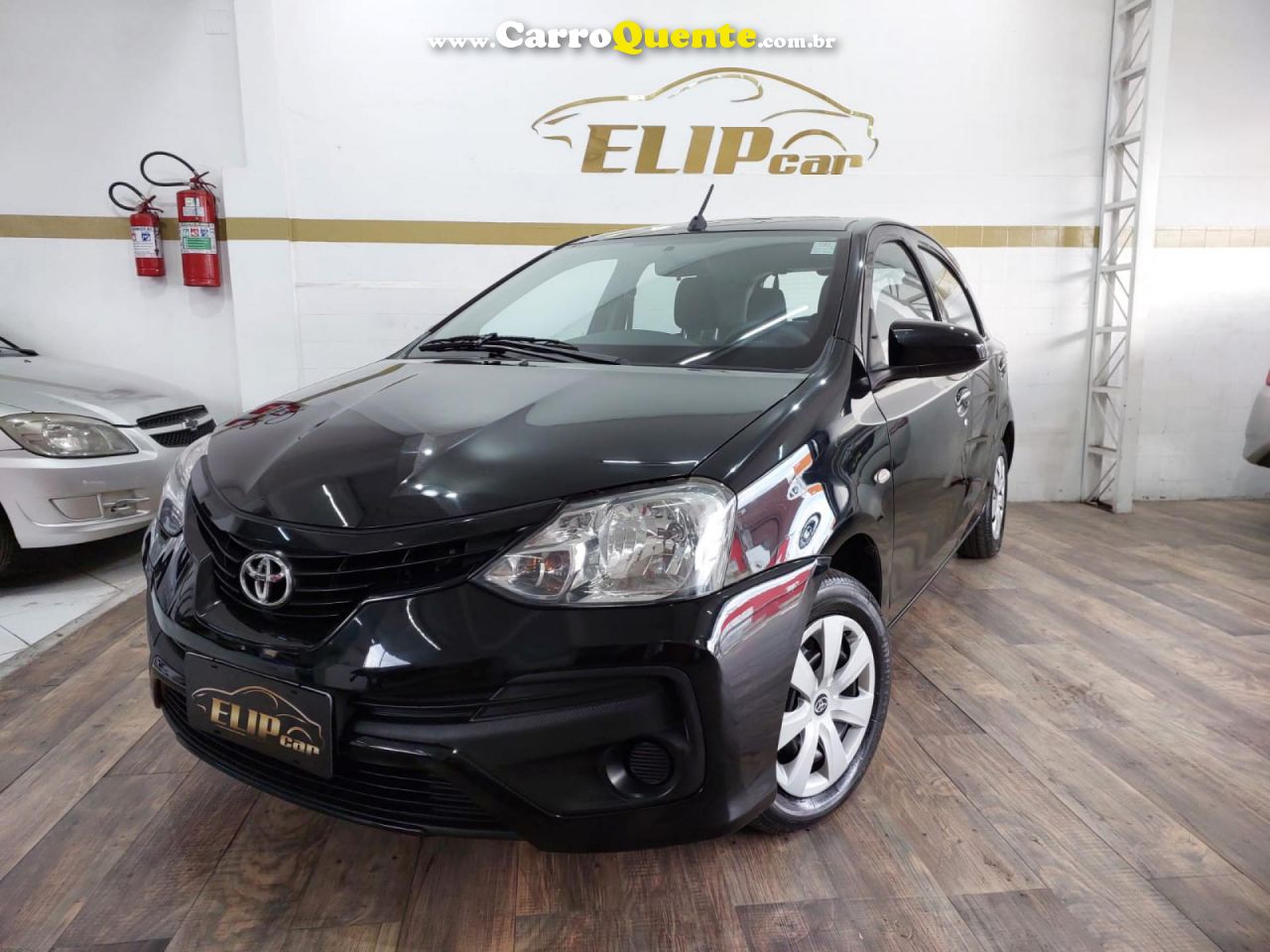 TOYOTA   ETIOS XS 1.5 FLEX 16V 5P AUT.   PRETO 2018 1.5 FLEX - Loja