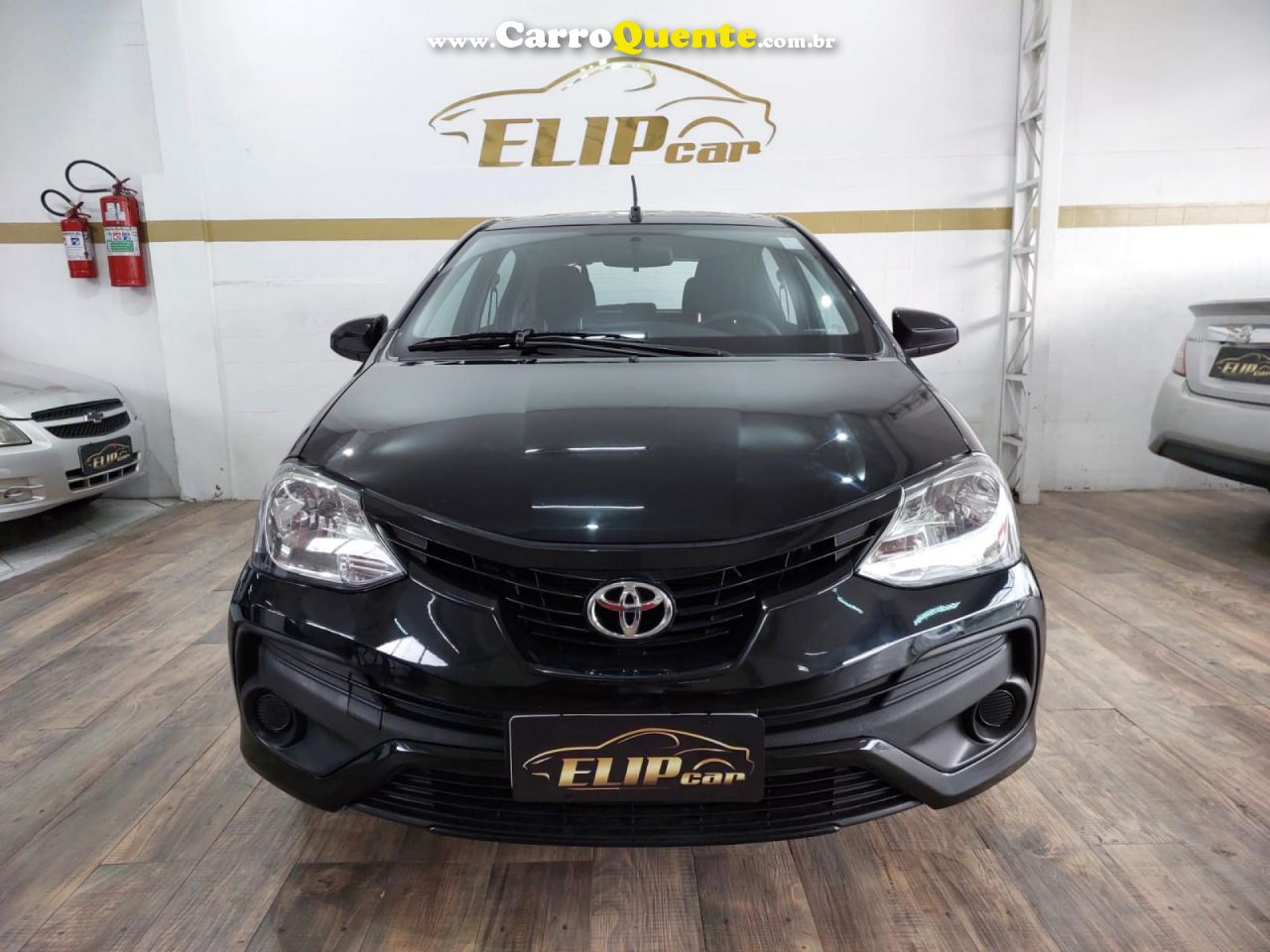 TOYOTA   ETIOS XS 1.5 FLEX 16V 5P AUT.   PRETO 2018 1.5 FLEX - Loja