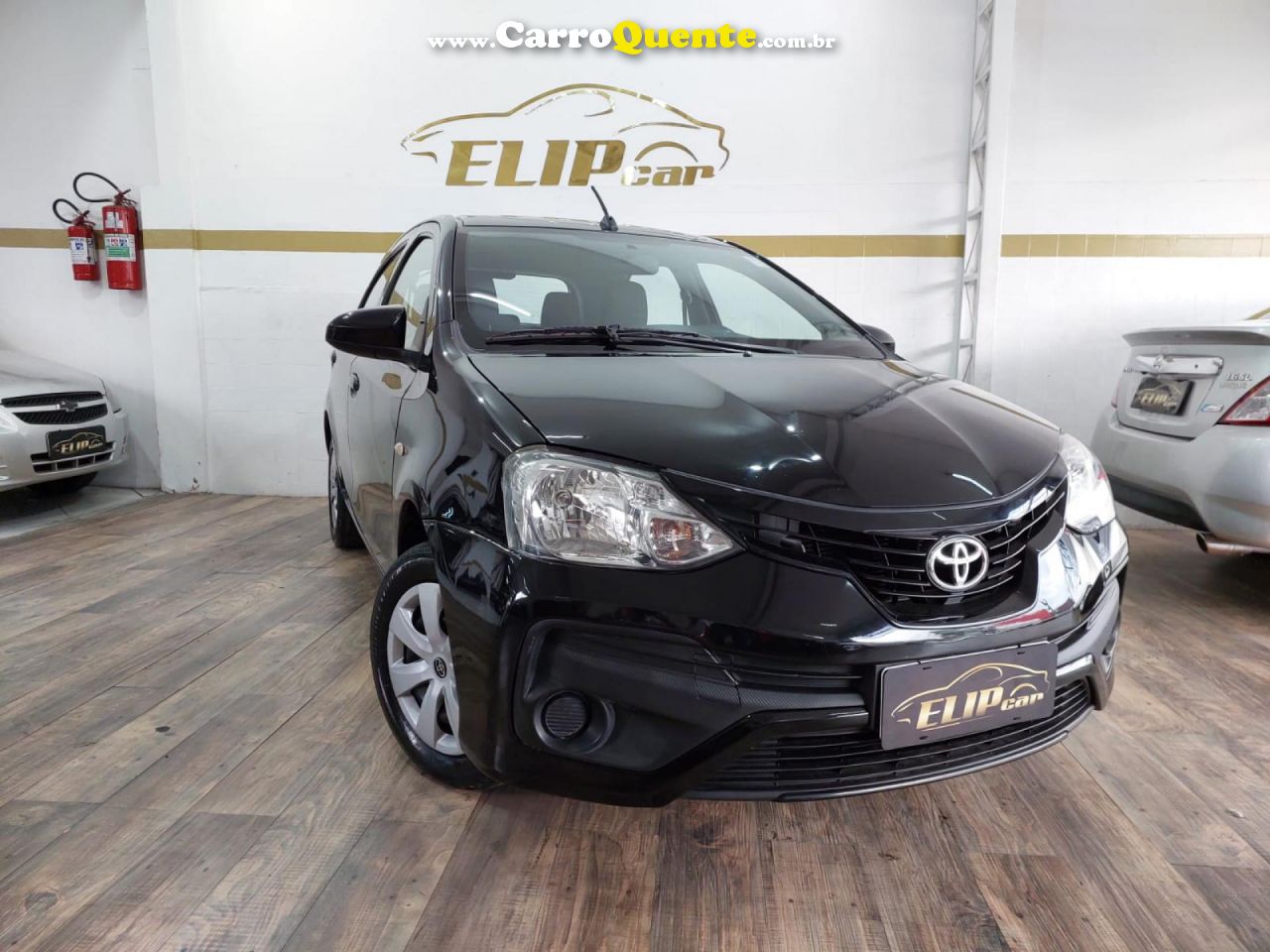 TOYOTA   ETIOS XS 1.5 FLEX 16V 5P AUT.   PRETO 2018 1.5 FLEX - Loja