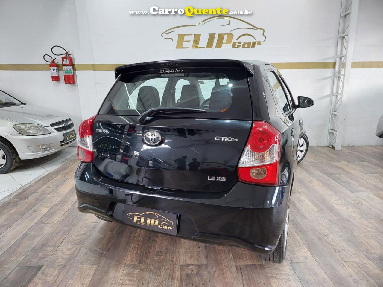 TOYOTA   ETIOS XS 1.5 FLEX 16V 5P AUT.   PRETO 2018 1.5 FLEX - Loja